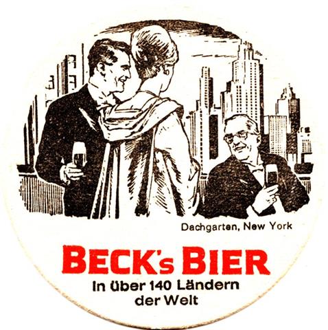 bremen hb-hb becks in �ber 13b (rund180-usa new york dachgarten-schwarzrot)